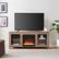 Alt View 2. Camden&Wells - Quincy Crystal Fireplace TV Stand for Most TVs up to 65" - Antiqued Gray Oak.