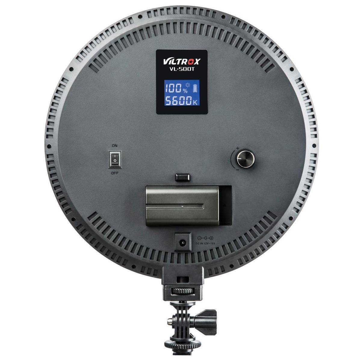 Viltrox VL 500T Round Bi Color LED Light w/LCD Display, 140 LED Lamp ...