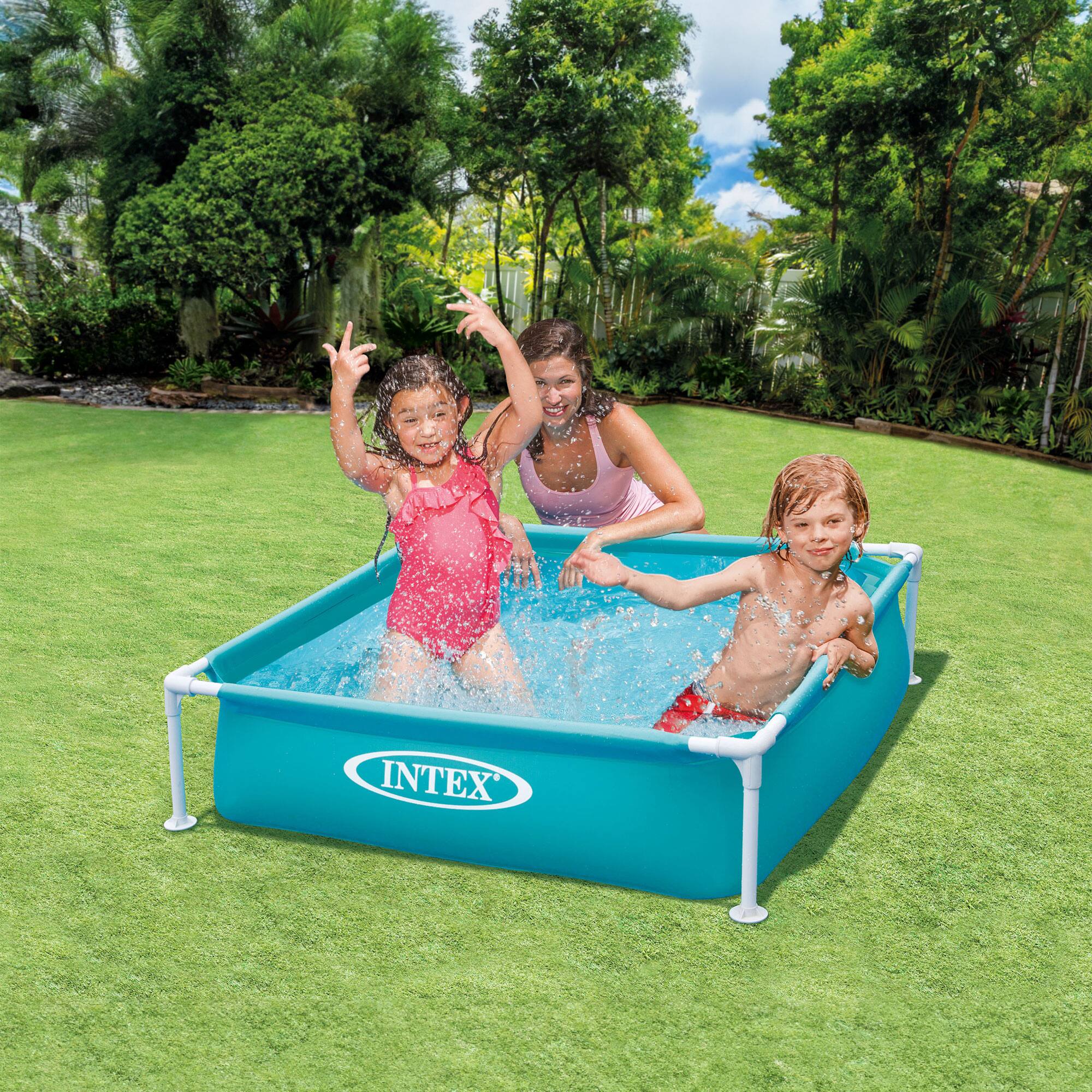 Alt View 2. Intex - Intex Mini Frame Kiddie 4ft x 4ft x 12in Beginner Frame Swimming Pool (5 Pack).