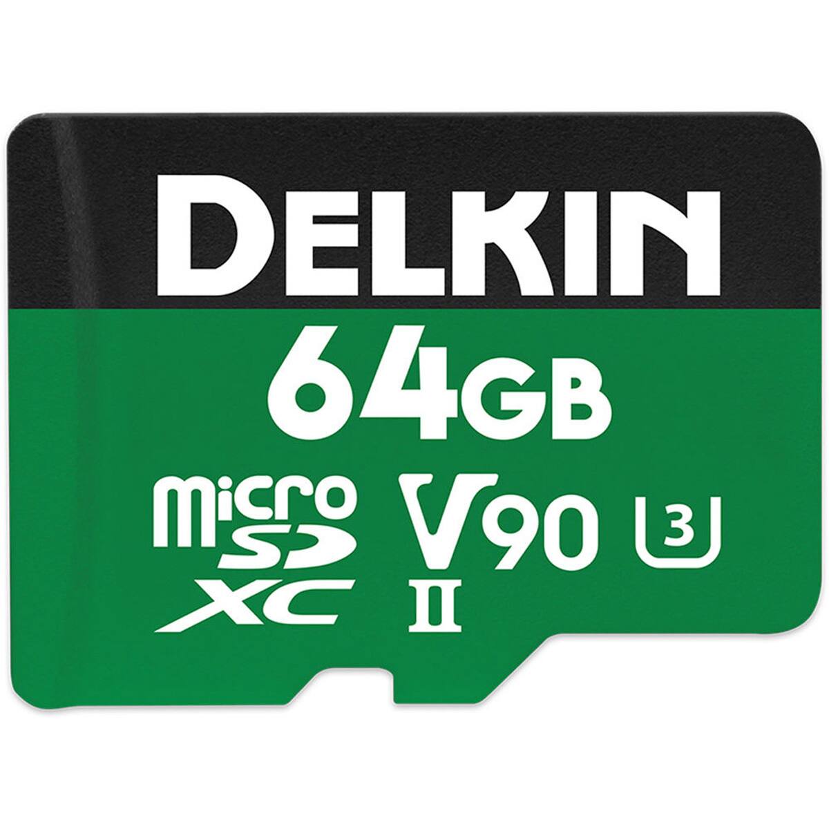 DELKIN 64GB microSDXC V90 U3