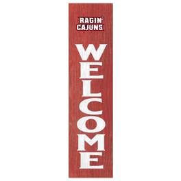 Jardine - Louisiana Ragin' Cajuns 12'' x 48'' Welcome Outdoor Leaner - Cardinal