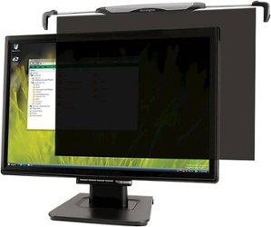 Kensington - Snap2 Privacy Screen Protector for 22" - 24" Widescreen Monitors - Black - Front_Zoom