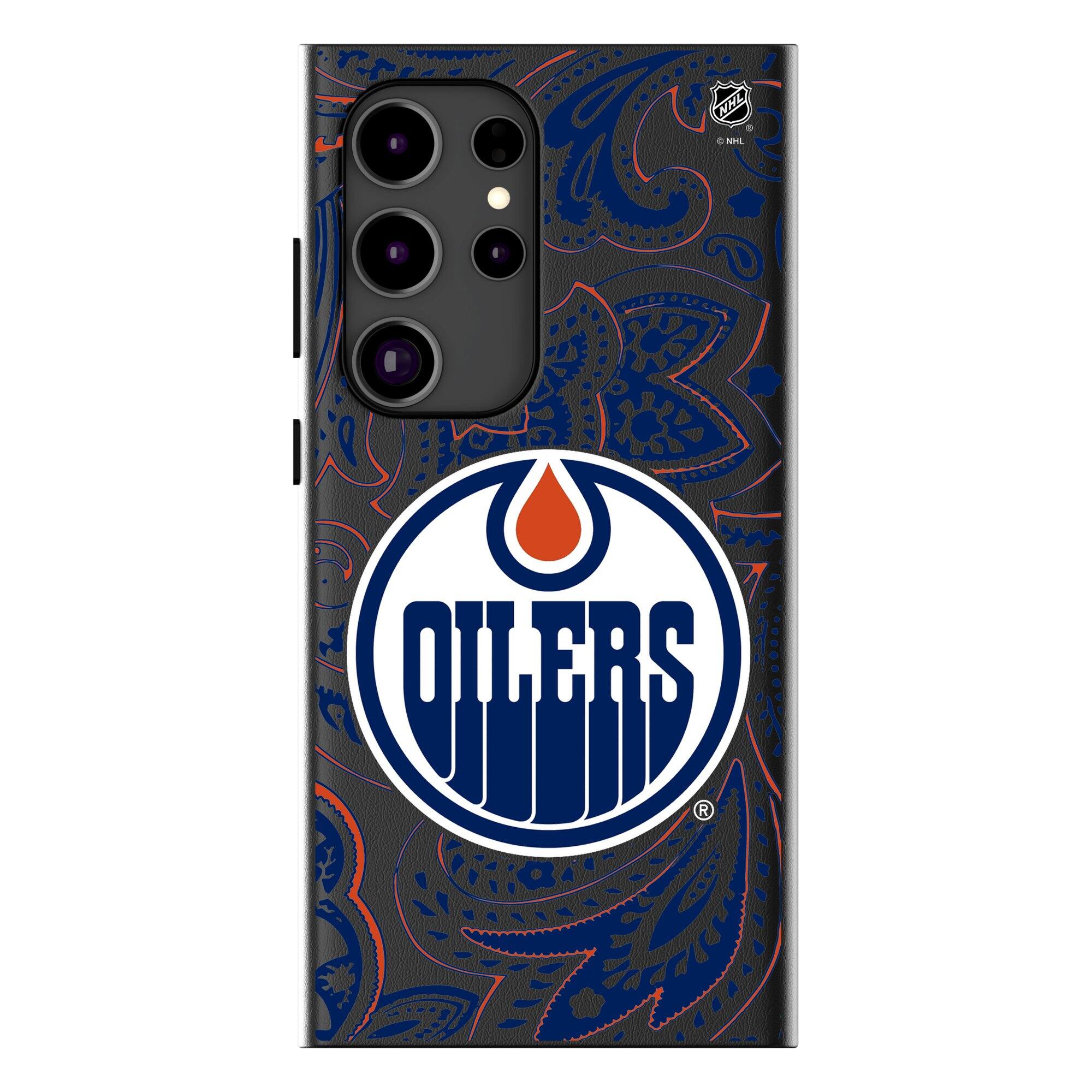 Keyscaper - NHL - Edmonton Oilers Paisley Galaxy Magnetic Bump Case - S25 - Black price history on PriceWatchPro