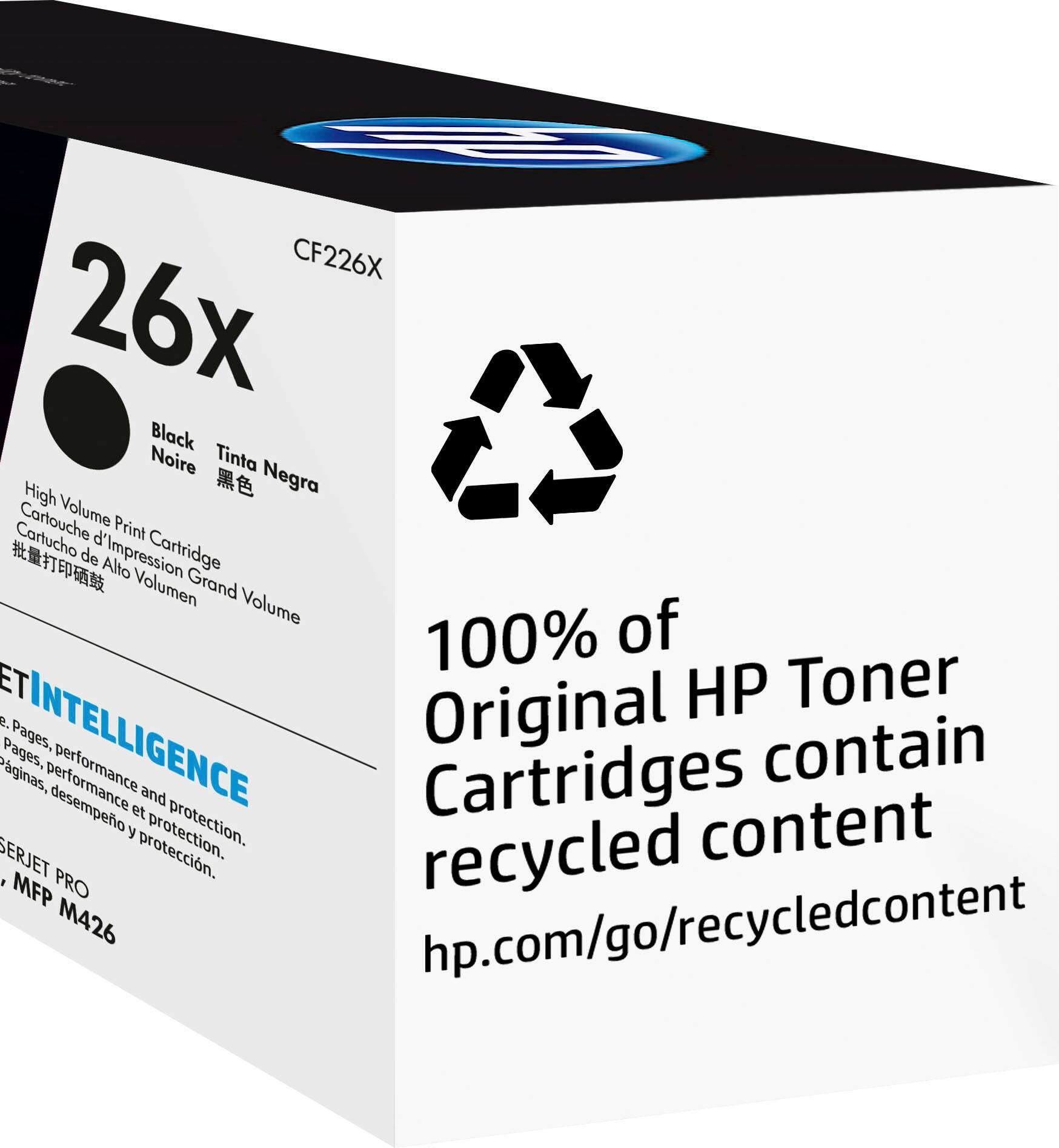 Alt View 14. HP - 26X High-Yield Toner Cartridge - Black.