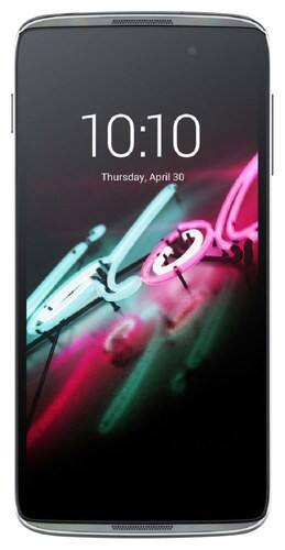 Front. Alcatel - OneTouch Idol 3 4G with 16GB Memory Cell Phone (Unlocked).