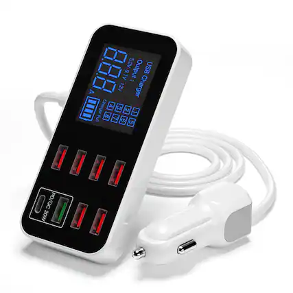 5.2V USB A B 12V 9.1V Output: Charger 4 1 Full 5 PD/QC 20W