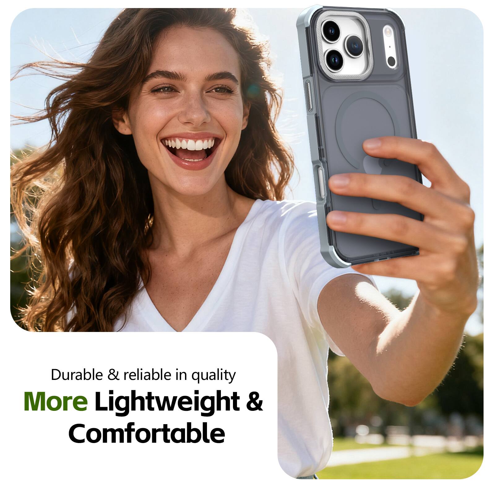 Durable & reliable in quality  
More Lightweight & Comfortable