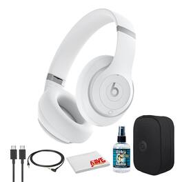 Beats - by Dr. Dre Studio Pro Wireless Headphones Bundle - Matte White