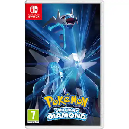 Nintendo Switch. Pokémon Brilliant Diamond. www.pegi.info - E10+ (Everyone 10+)