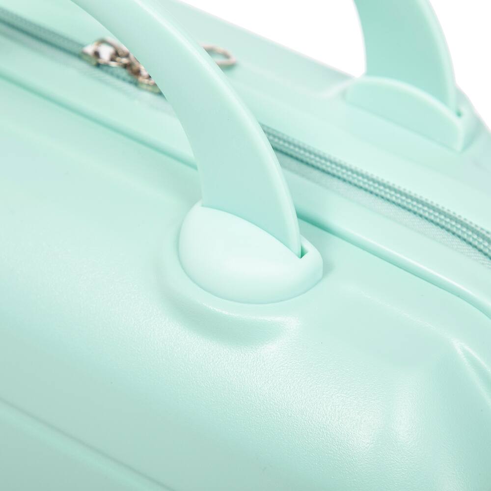 Alt View 1. Ropilly - Ropilly 2 Piece Luggage Set Mint Green Suitcase 20 Inch Carry On Luggage with 14 Inch Cosmetic Case - Mint Green.