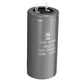 Unique Bargains - Motor Start Capacitor, 100uf 300V 50/60Hz CD60 Running Capacitor Starting Capacitor for Air Conditioners, Electric Motor - Gray
