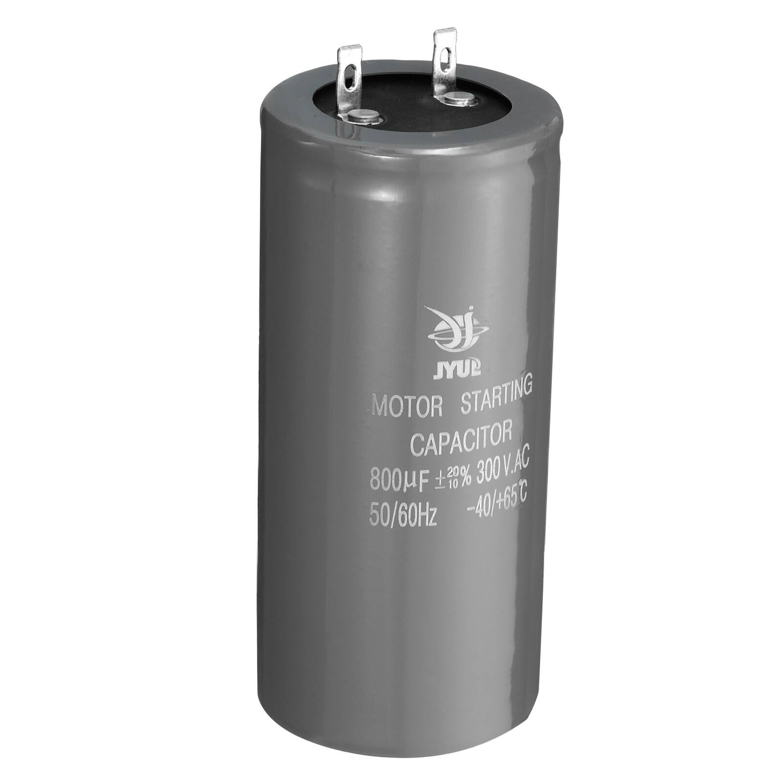LC JYUP MOTOR STARTING CAPACITOR 800µF ±20% 300 V.A 50/60Hz -40/+65°C