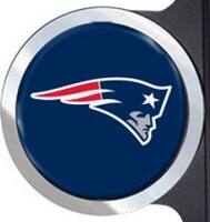 Alt View 1. PRORUN - New England Patriots Automotive License Plate Frame with Team Badges - Multi.