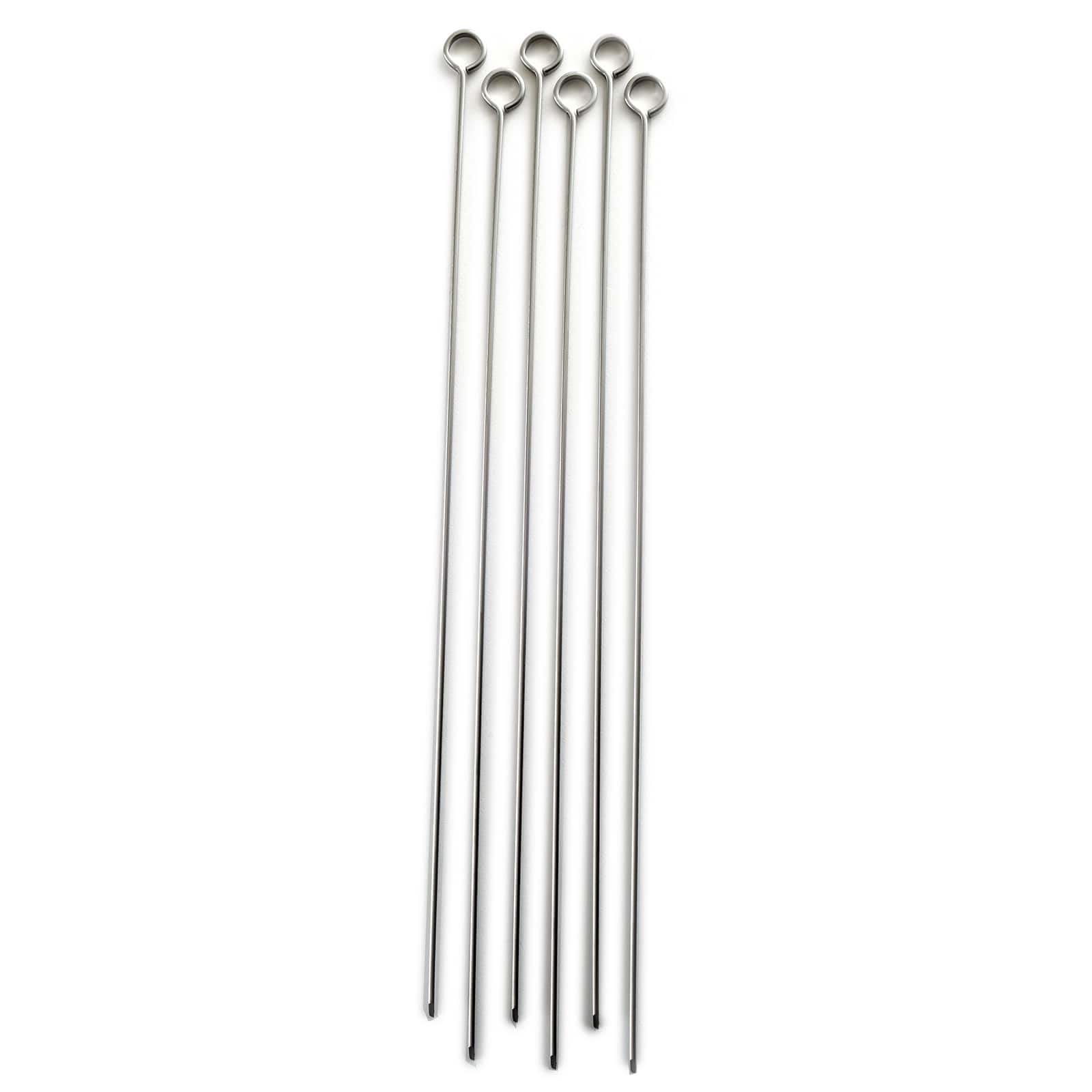 Norpro - Stainless Steel 12-Inch Barbeque Skewers, Set of 6 - Silver price history on PriceWatchPro