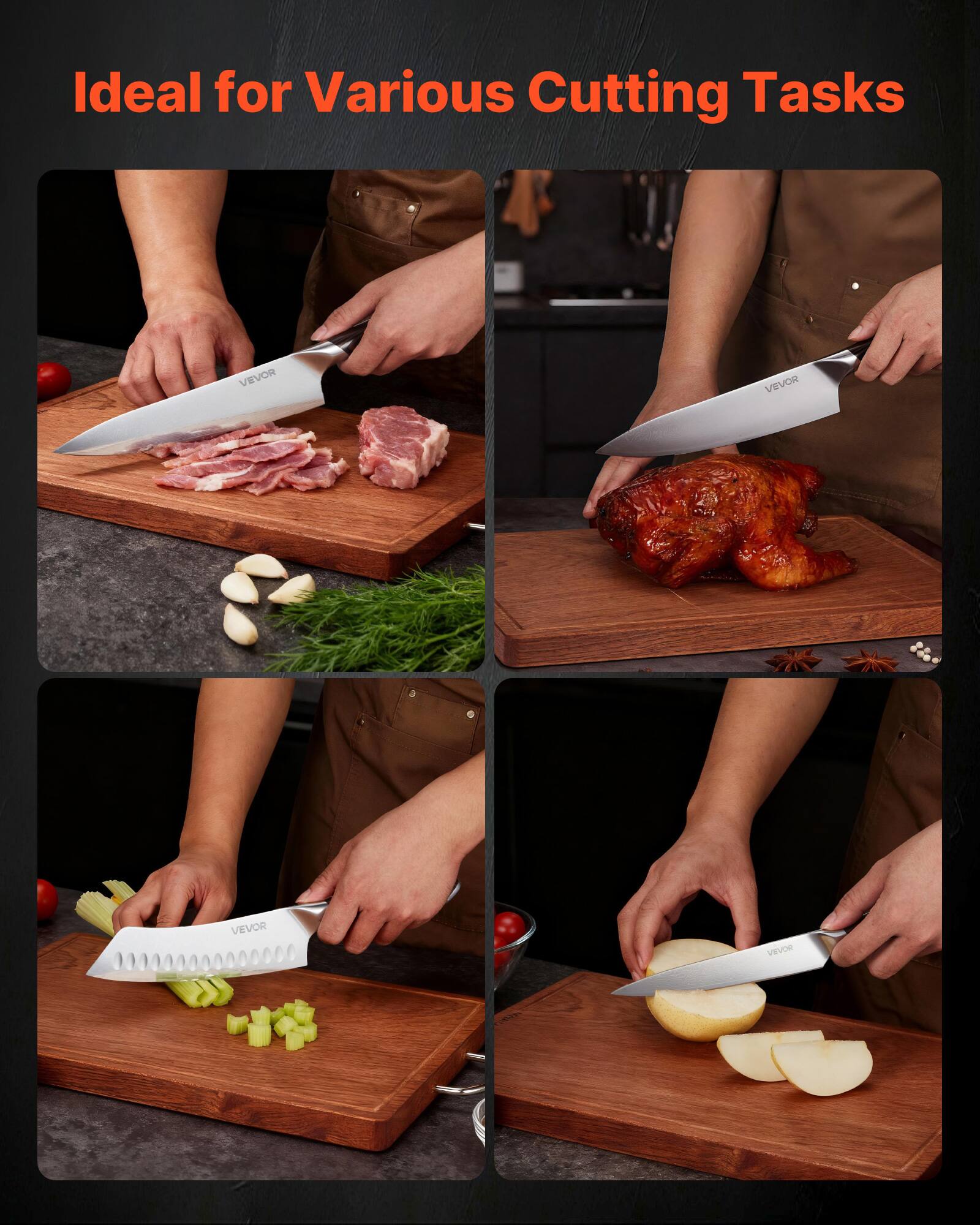 VEVOR Kitchen Knife Set - Thumbnail 5