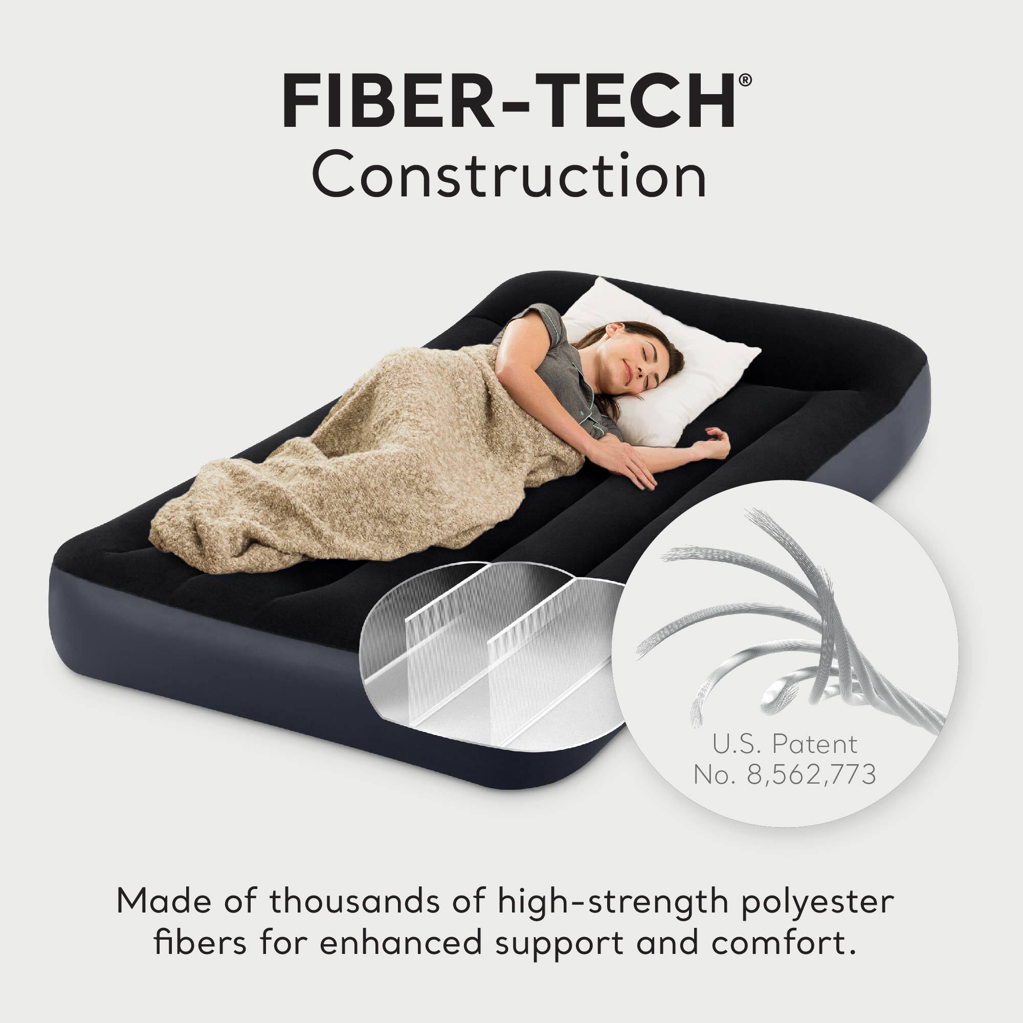 FIBER-TECH® Construction

Made of thousands of high-strength polyester fibers for enhanced support and comfort.

U.S. Patent No. 8,562,773