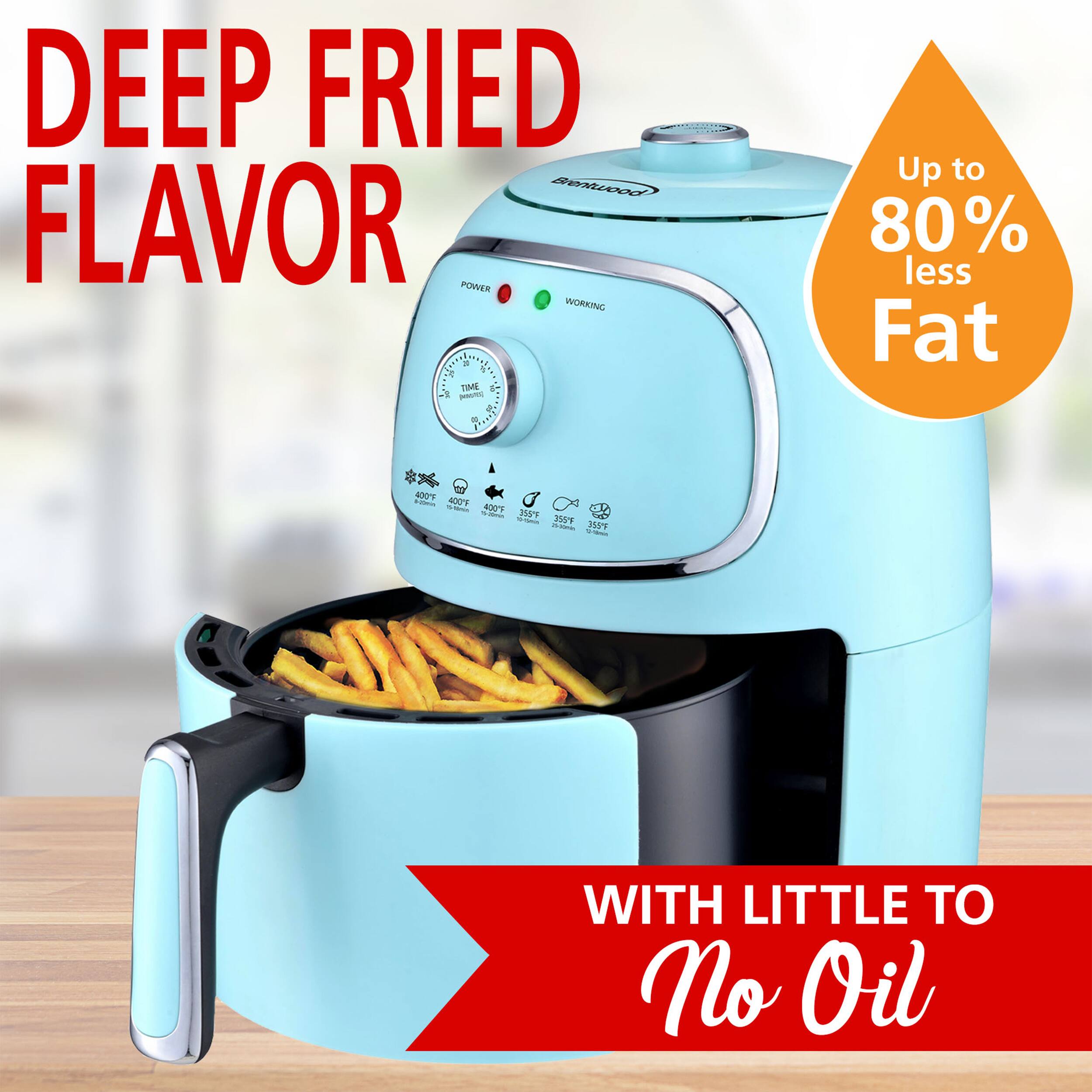 Deep Fried Flavor Power Working - Up to 80% less Fat - With Little to No Oil.