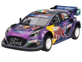 Ford Puma Rally1 #42 "M-Sport Ford WRT" 2nd Place "Rally Italia Sardegna" (2022) 1/18 Model Car by Top Speed