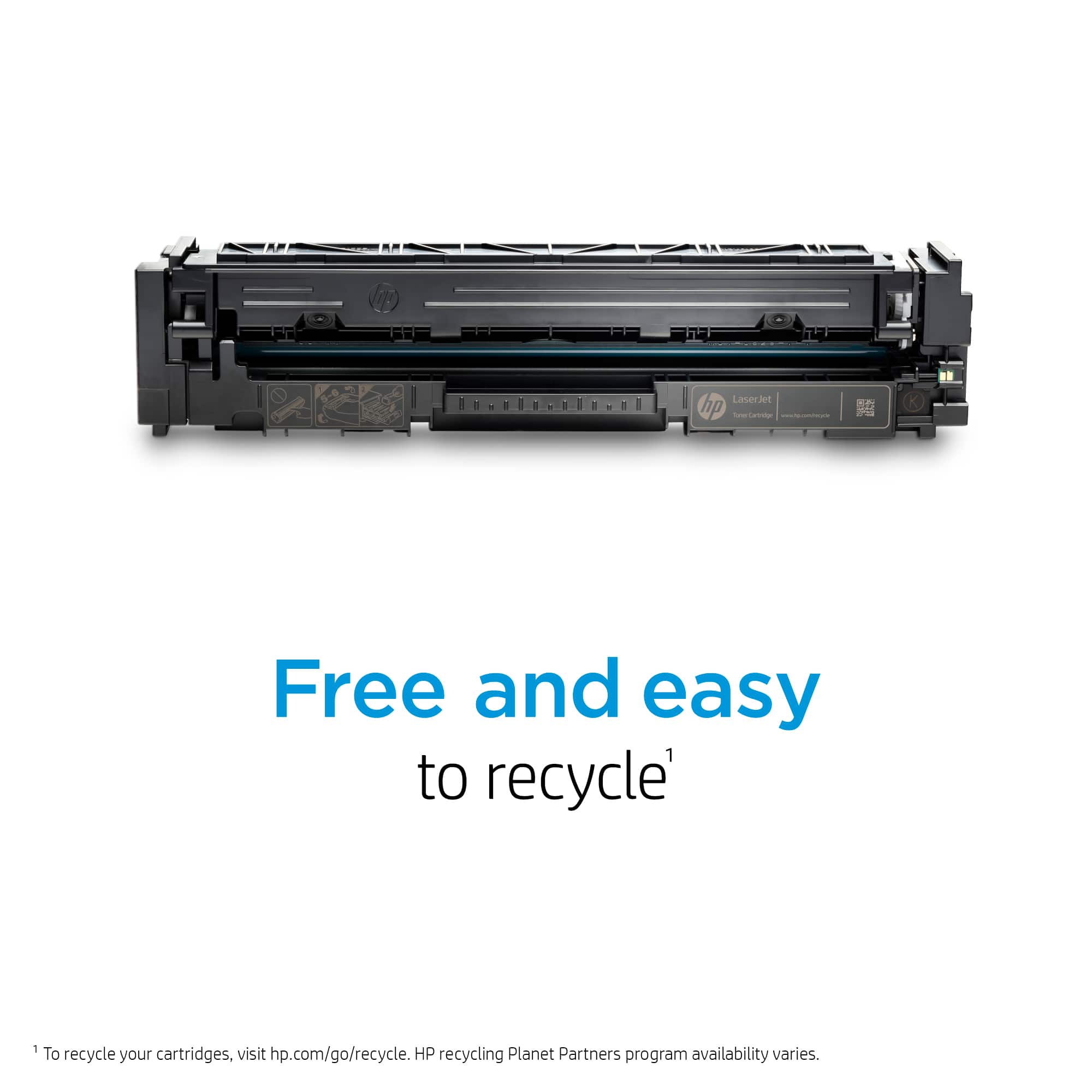 "Free and easy to recycle" is the text on the image.