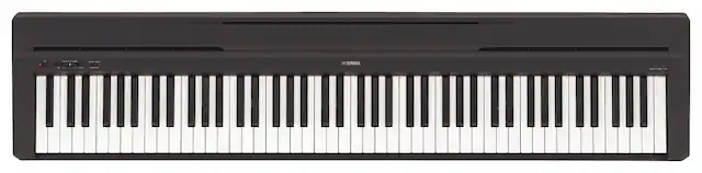 Front. Yamaha - Full-Size Keyboard with 88 Velocity-Sensitive Keys - Black.