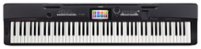 Casio - PX-360 Privia Full-Size Keyboard with 88 Velocity-Sensitive Keys - Black - Front_Zoom