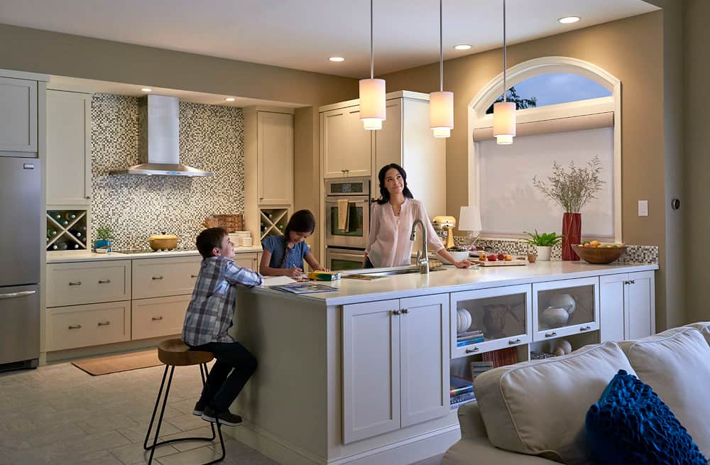 The Hub Advantage: L-BDG2-WH (sold separately) The Lutron smart hub is the key to delivering the best smart lighting experience. It doesn't rely on Wi-Fi, is easy to pair new devices, and provides ultra-fast, ultra-reliable Wi-Fi.