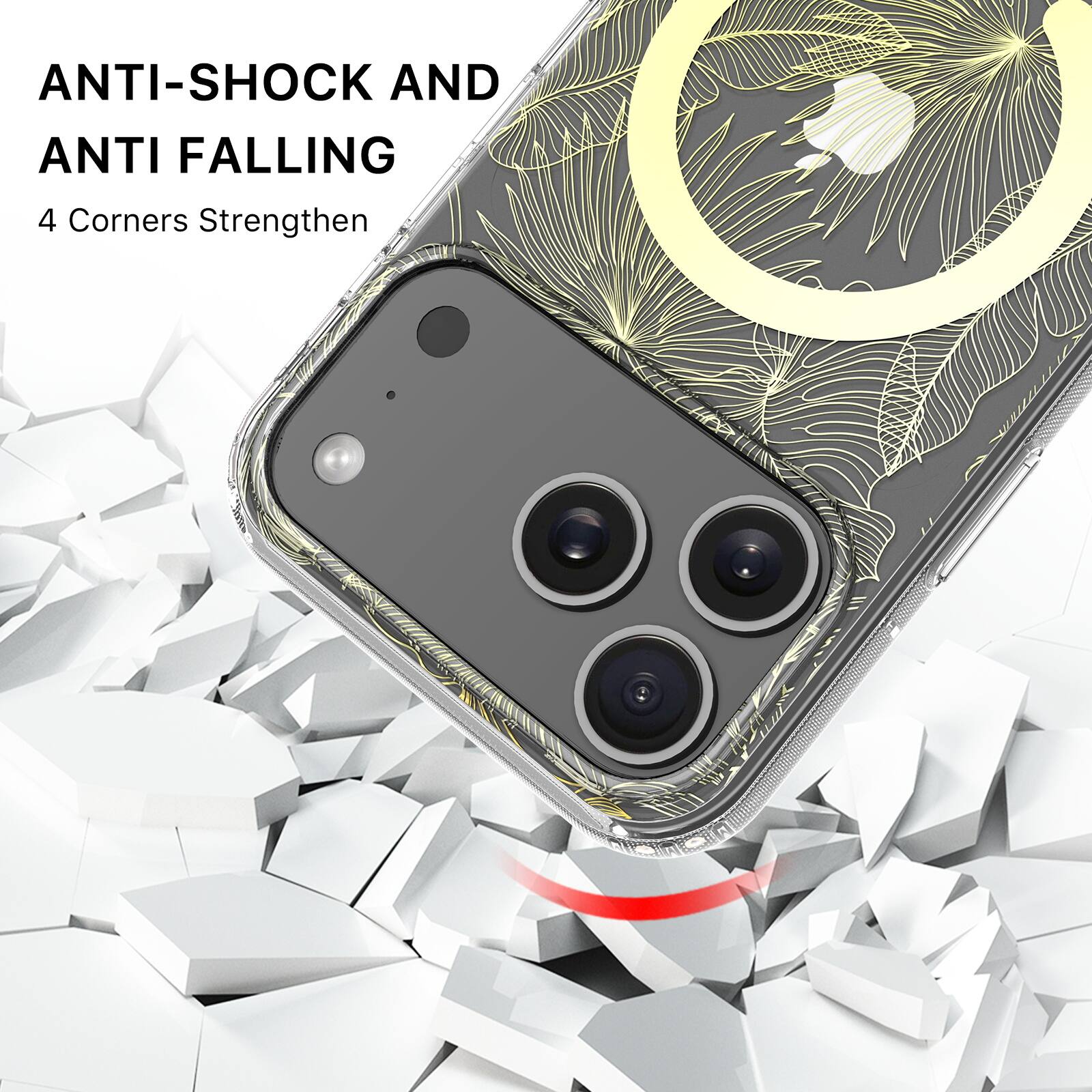 ANTI-SHOCK AND ANTI FALLING  
4 Corners Strengthen