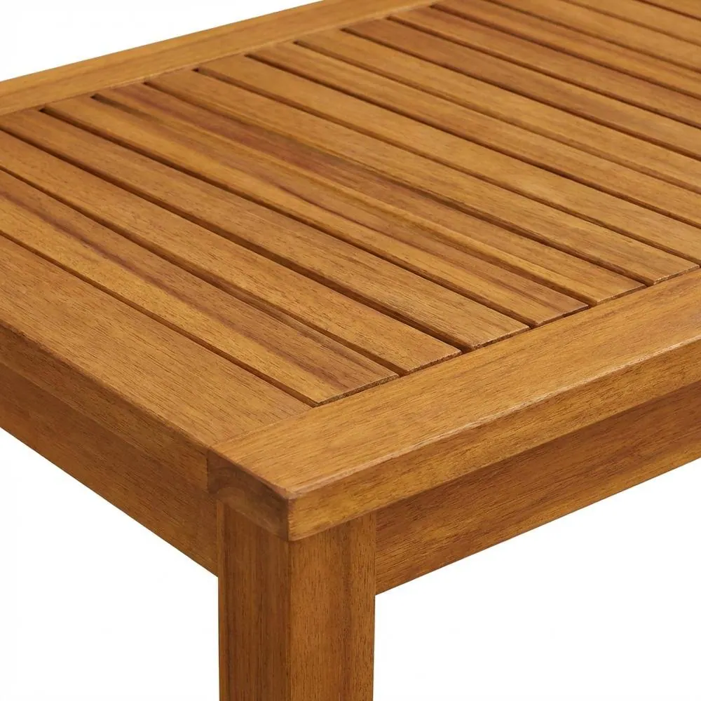 Alt View 3. Outdoor Escape - Wooden Patio Set with Oil Finish - Brown.