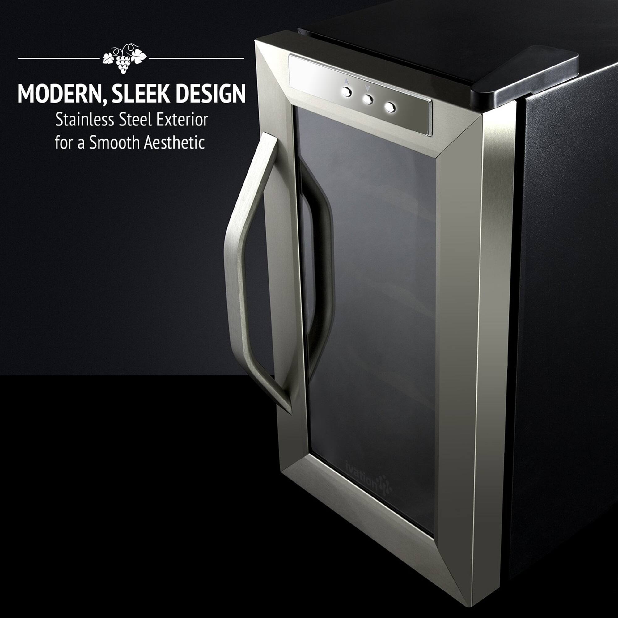 MODERN, SLEEK DESIGN  
Stainless Steel Exterior for a Smooth Aesthetic