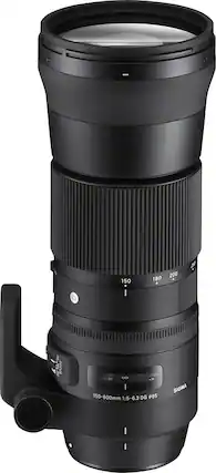 Front. Sigma - 150-600mm f/5-6.3 Sports DG OS HSM Contemporary Telephoto Zoom Lens for Canon - Black.