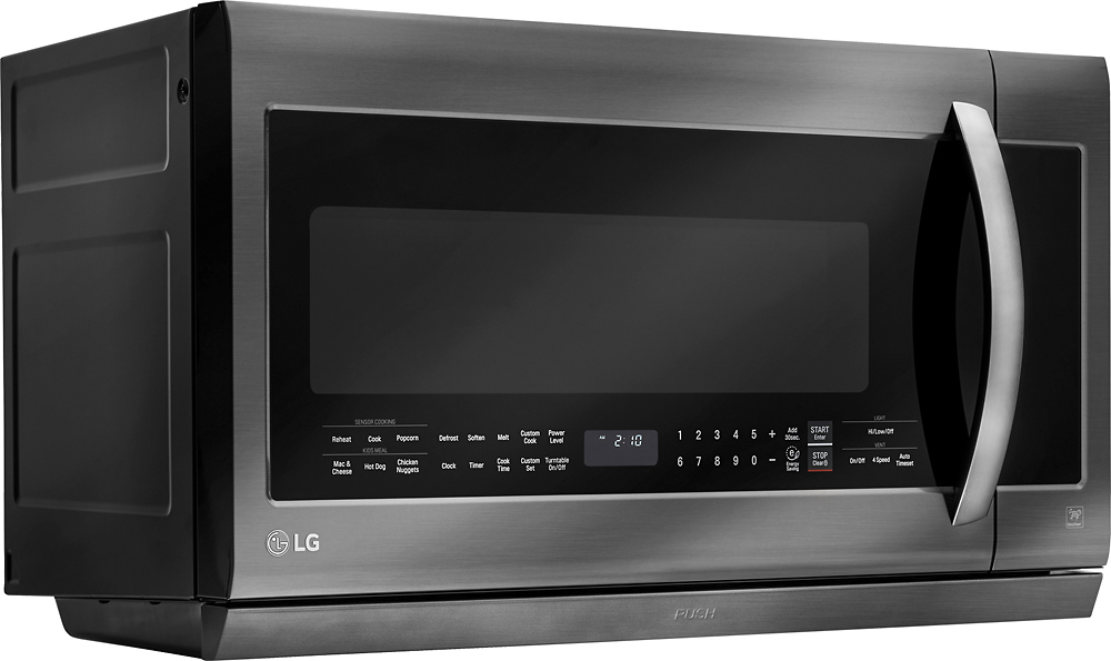 LG - 2.2 Cu. Ft. ExtendaVent 2.0 Over-the-Range Microwave with Sensor