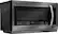 Angle. LG - 2.2 Cu. Ft. Over-the-Range Microwave with Sensor Cooking and ExtendaVent 2.0 - Black Stainless Steel.