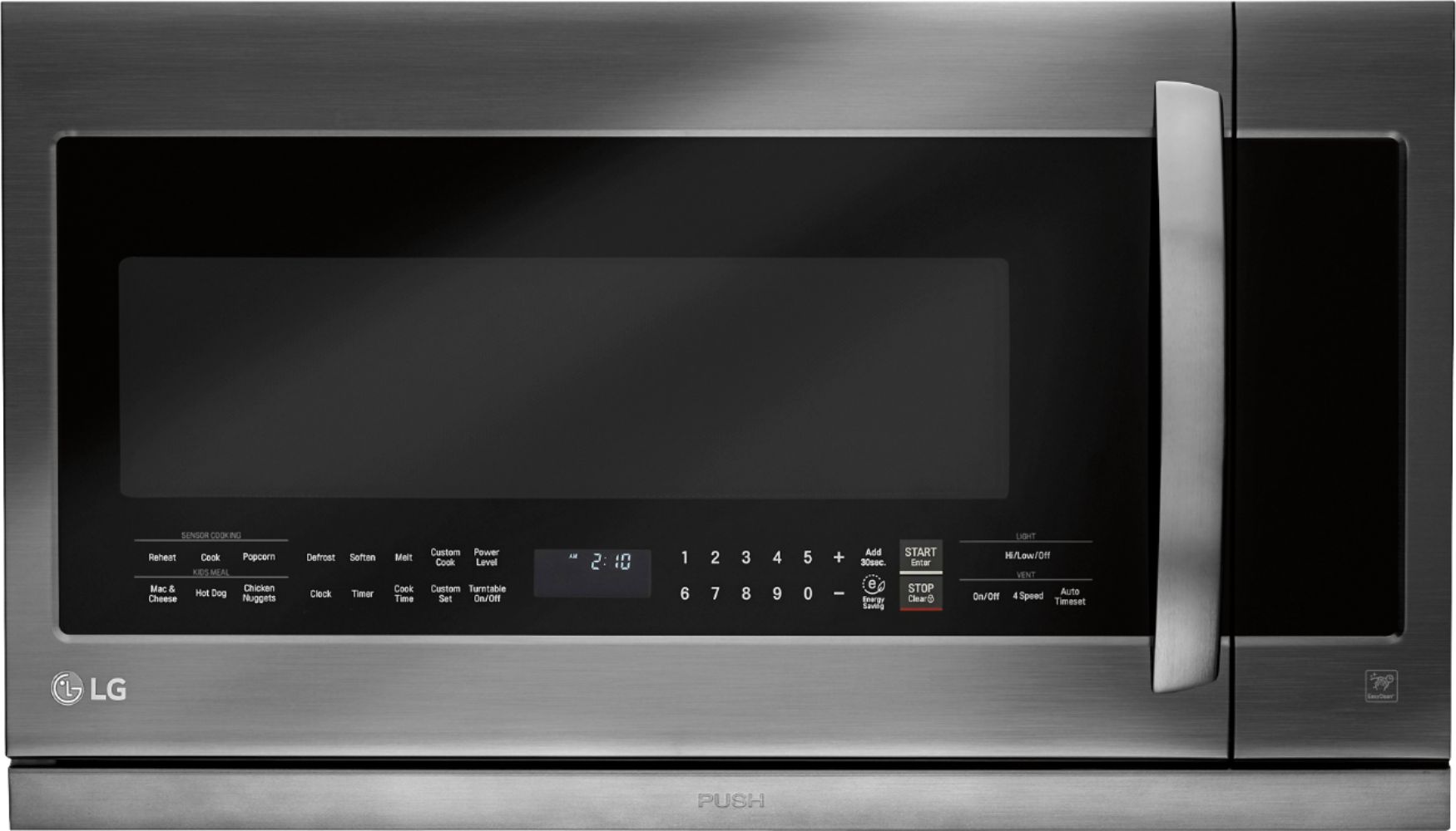 Lg 2 2 Cu Ft Extendavent 2 0 Over The Range Microwave With