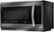 Left Zoom. LG - 2.2 Cu. Ft. ExtendaVent 2.0 Over-the-Range Microwave with Sensor Cooking - Black stainless steel.