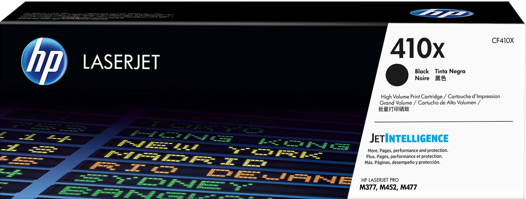 HP - 410X High-Yield Toner Cartridge - Black