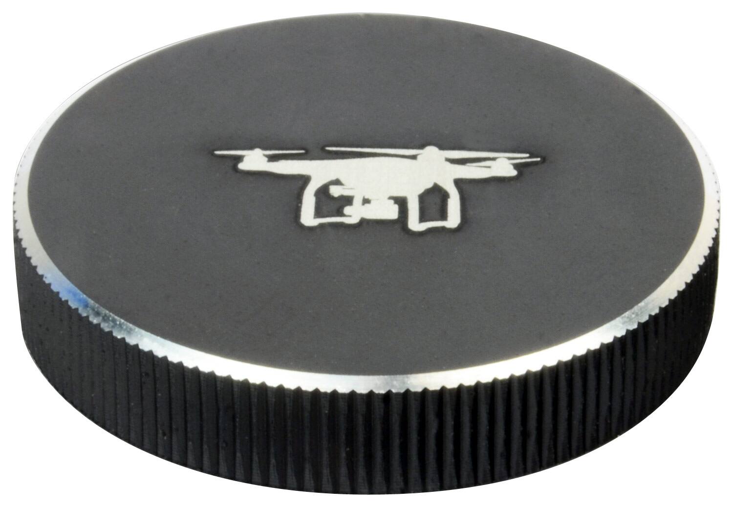 Front. Digipower - Re-Fuel Lens Cap - Black.