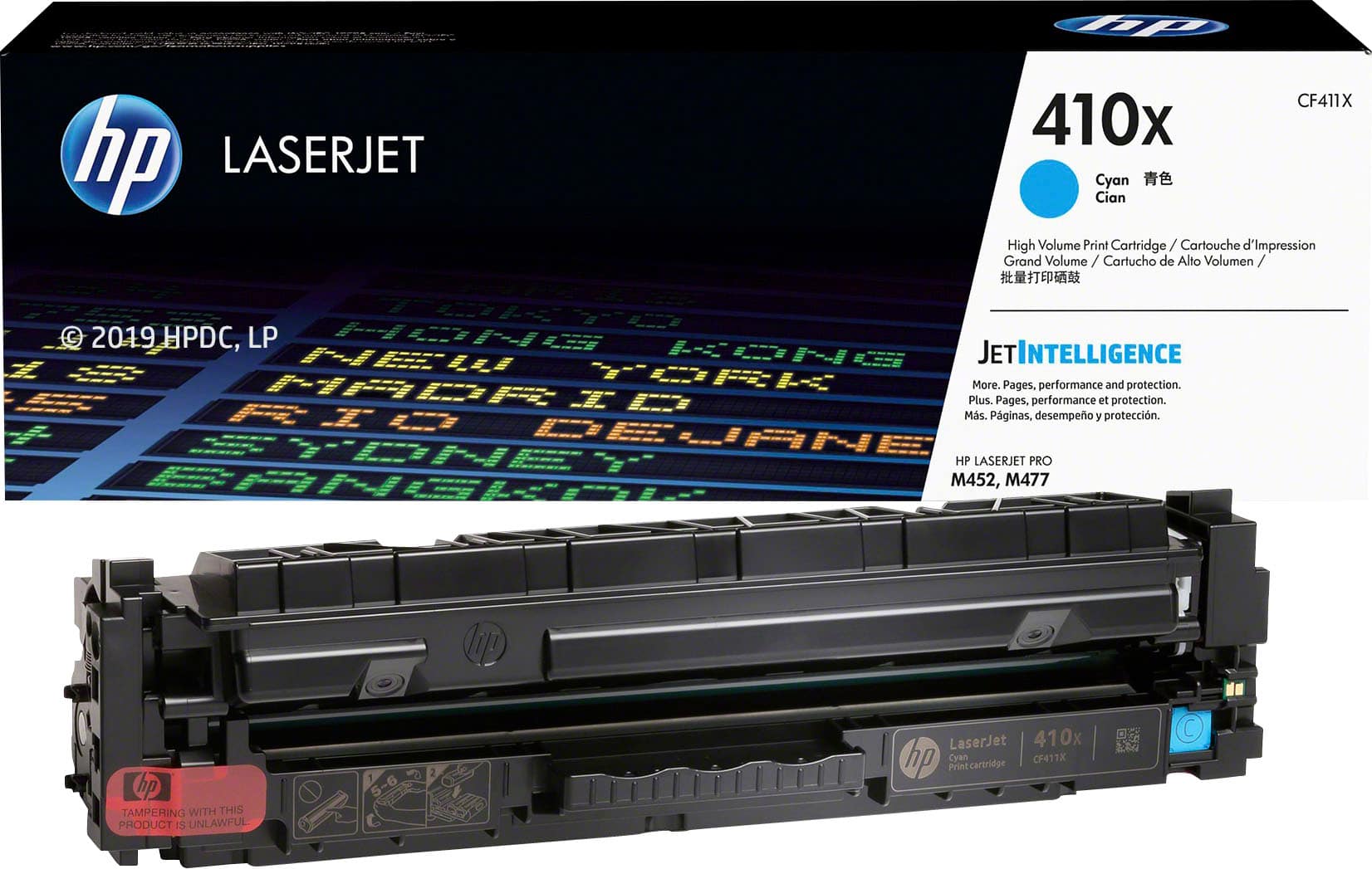 Alt View 11. HP - 410X High-Yield Toner Cartridge - Cyan.
