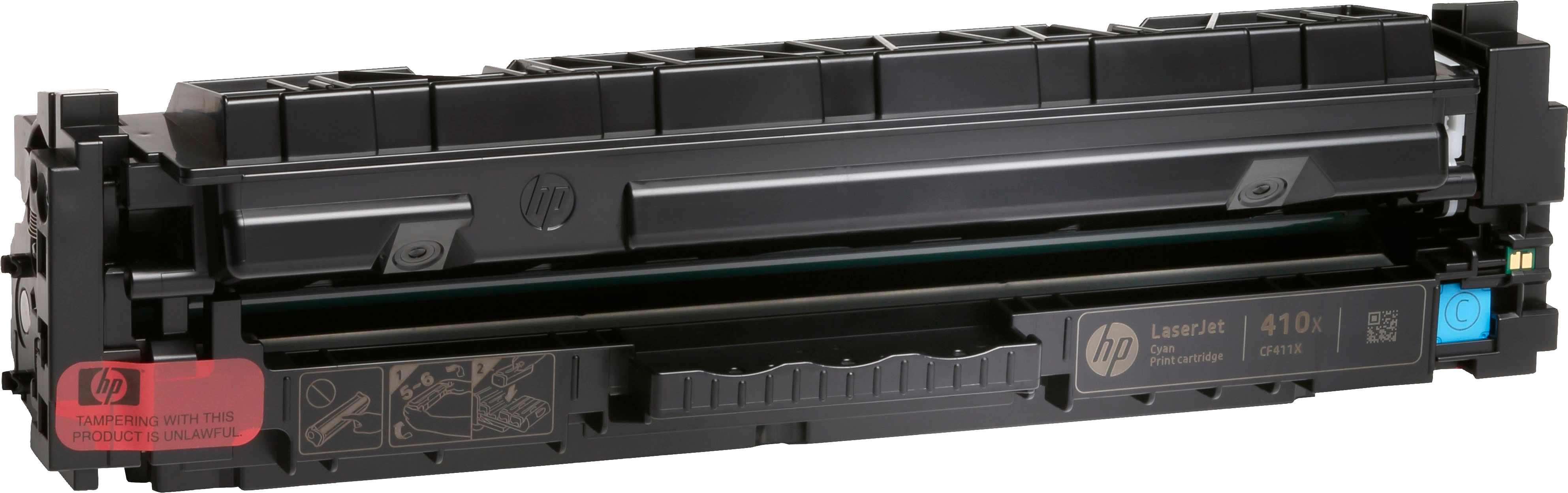 arabisk ulovlig gennemførlig HP 410X High-Yield Toner Cartridge Cyan CF411X - Best Buy