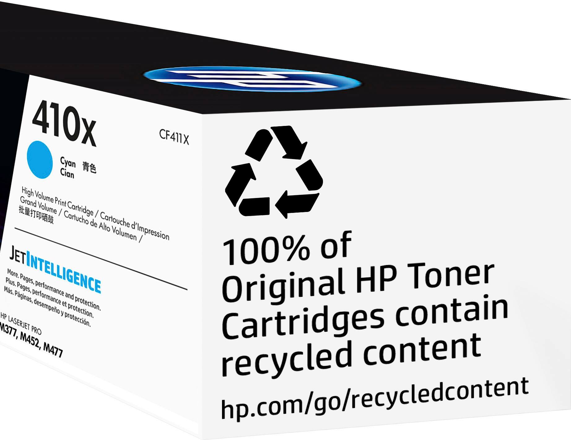 Alt View 14. HP - 410X High-Yield Toner Cartridge - Cyan.