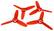Front. Digipower - Propellers for Parrot Bebop Drones (4-Pack) - Red.