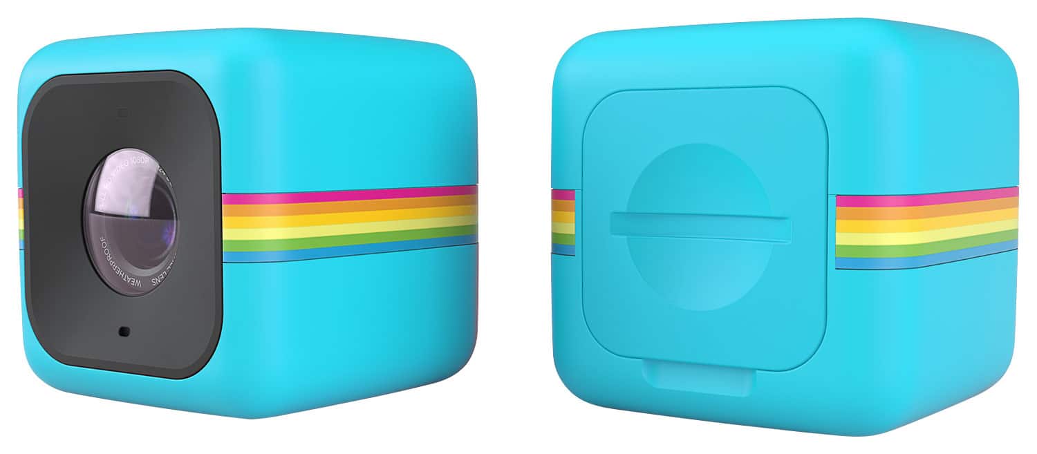 Polaroid - Cube Plus HD Action Camera - Blue-Angle_Standard