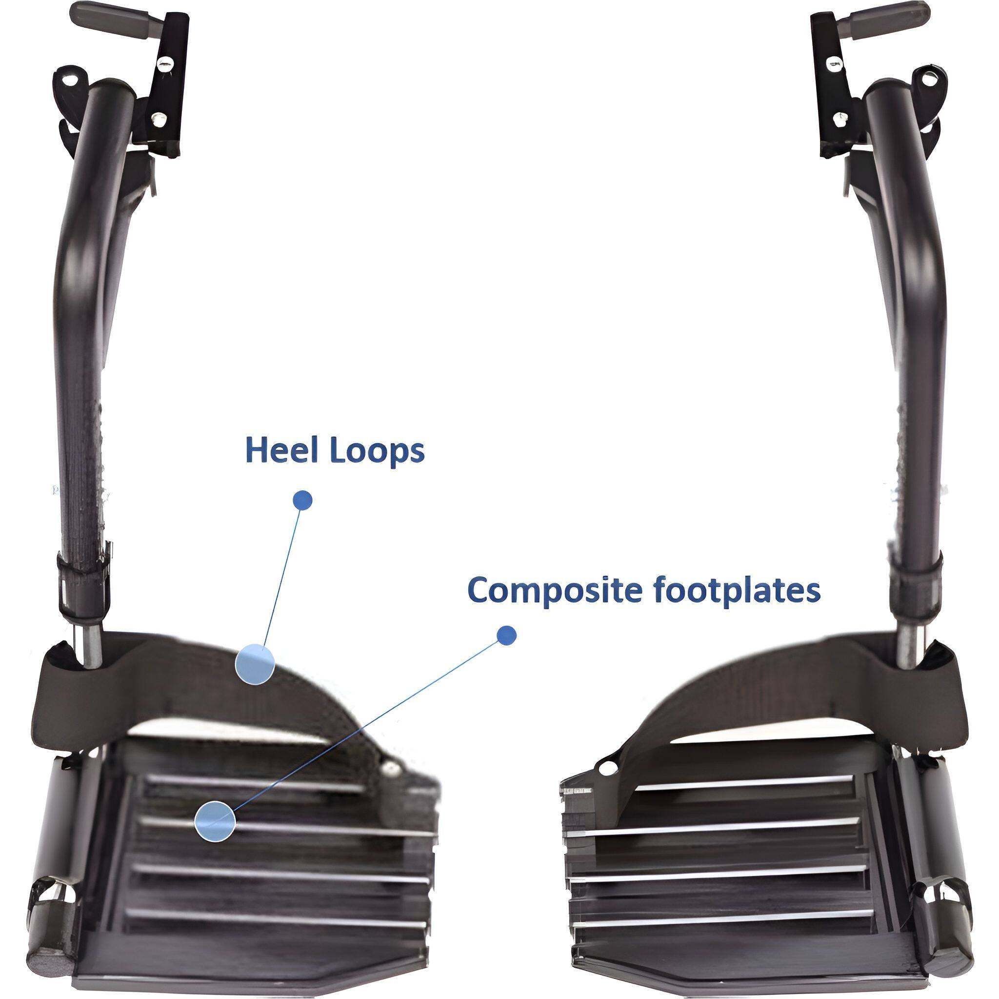 Heel Loops  
Composite footplates