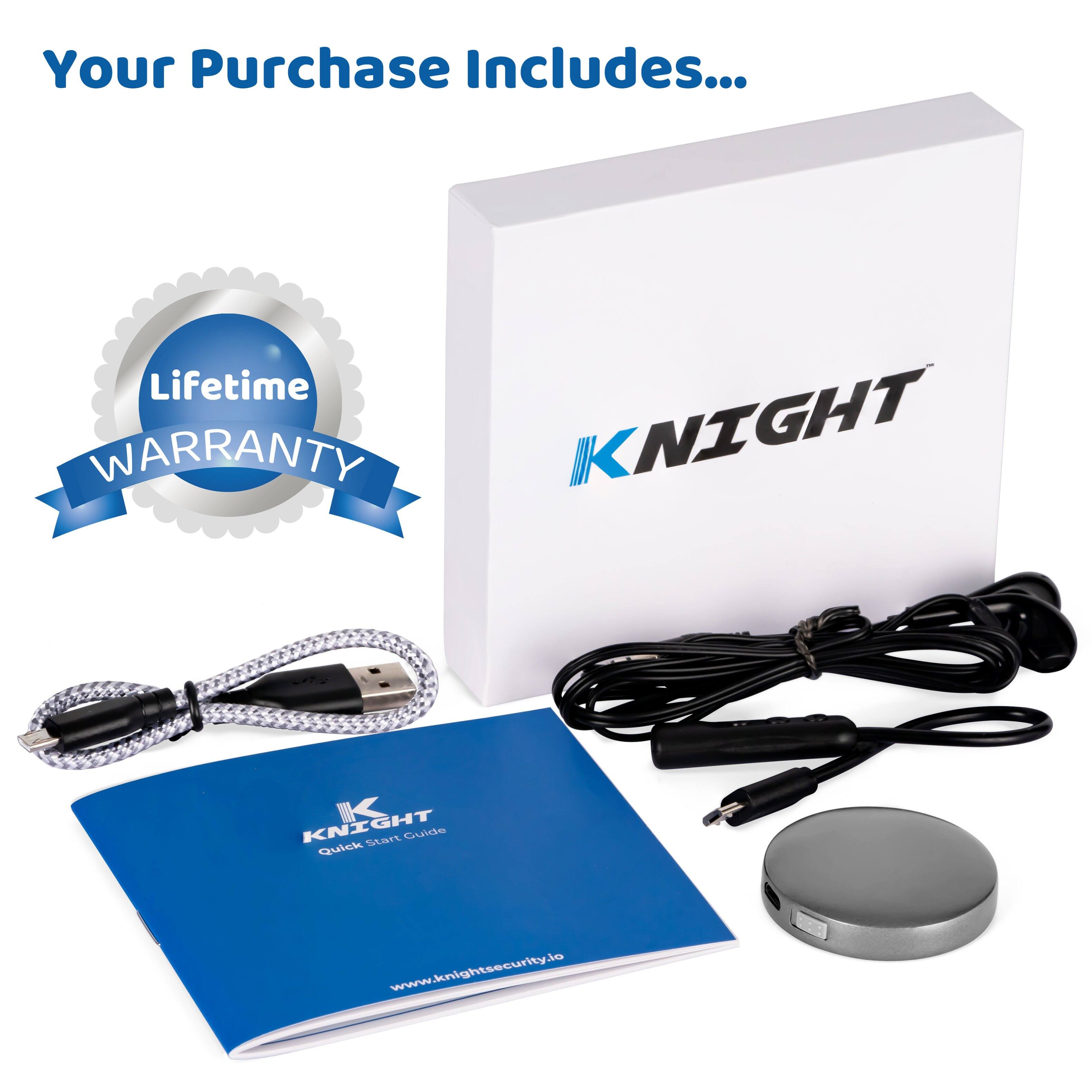 Your Purchase Includes... Lifetime WARRANTY NIGHT KNIGHT Quick Start Guide www.knightsecurity.le