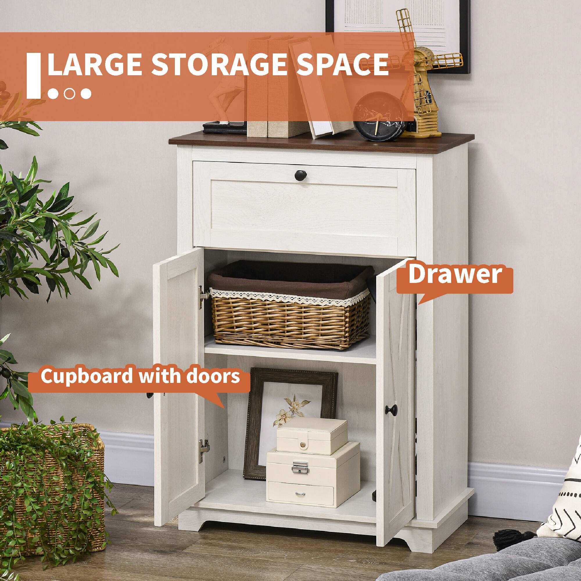 LARGE STORAGE SPACE

LA Drawer

Cupboard with doors