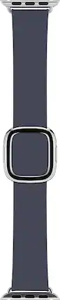 Angle. Apple - 38mm Modern Buckle - Large - Midnight Blue.