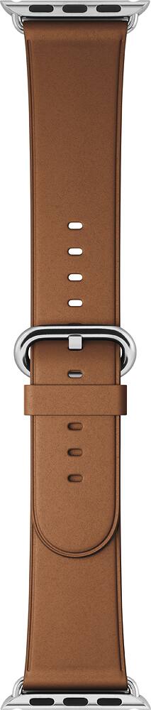 Angle. Apple - 38mm Classic Buckle - Saddle Brown.