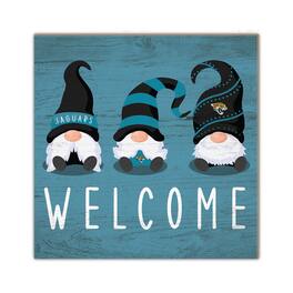 Fan Creations - 10'' x 10'' Welcome Gnomes Sign - Multicolor