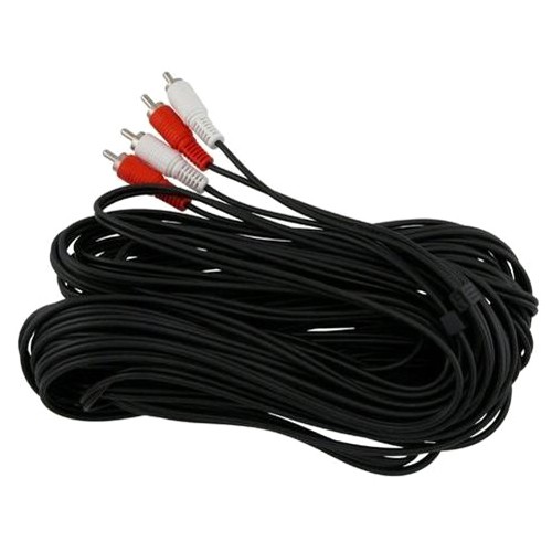 GE 12 ft. RCA Y-Audio Cable with Red and White Plugs in Black 34491 - The  Home Depot