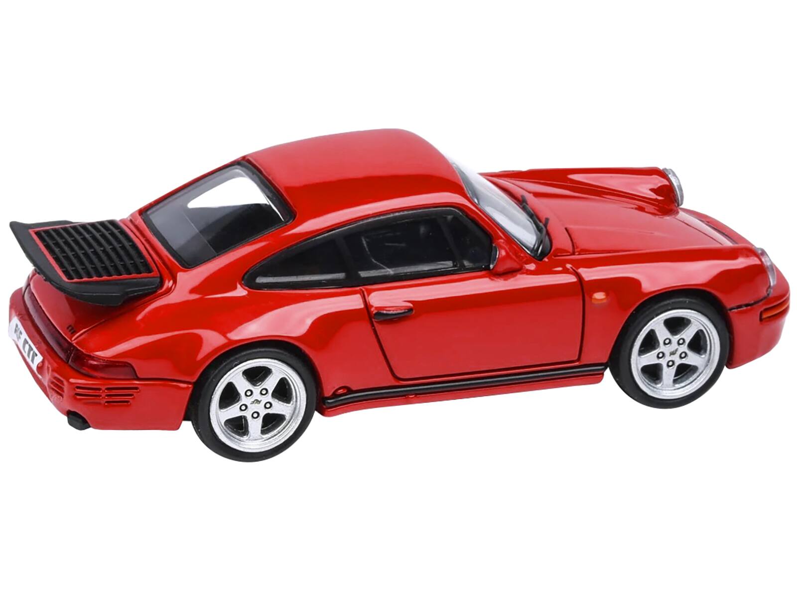 Alt View 2. Paragon - 1987 RUF CTR Guards Red 1/64 Diecast Model Car by Paragon Models.