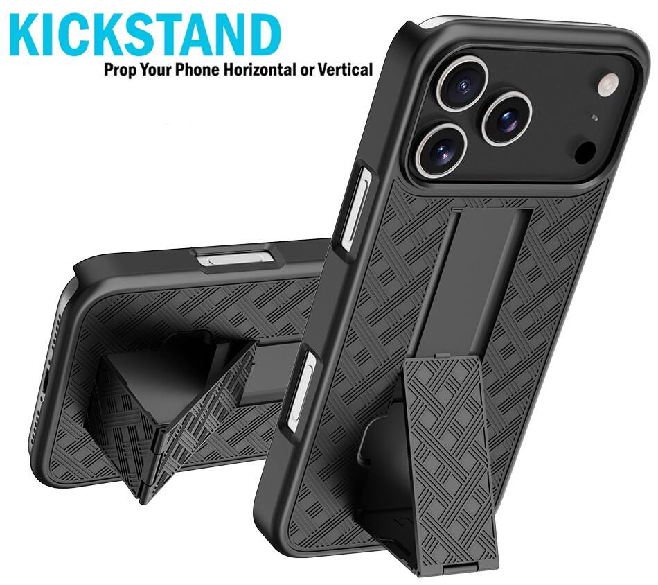 KICKSTAND  
Prop Your Phone Horizontal or Vertical